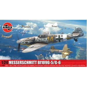 Airfix A17003 Messerschmitt Bf109G-5/6 1/24 Scale Plastic Model Kit