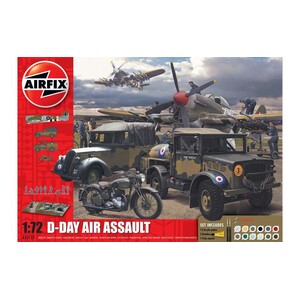 Airfix A50157A D-Day Air Assault Set Scale 1/72 Model