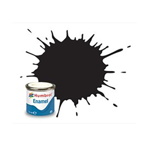 Humbrol 33 Black Matt - 14ml Enamel Paint  AA0360