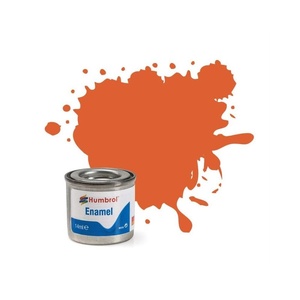 Humbrol AA0905 Enamel No. 82 Orange Lining Matt 14ml
