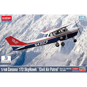 Academy 12367 Cessna 172 SkyHawk "Civil Air Patrol" 1/48 Scale Plastic Model Kit