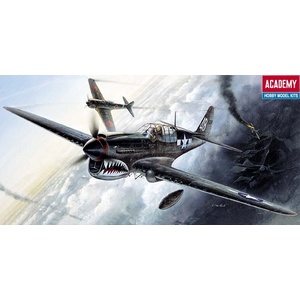 Academy 12465 P40M/N Warhawk Fighter 1/72 Scale Model