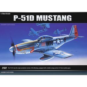 Academy 12485 P51D Mustang Fighter 1/72 Scale Model