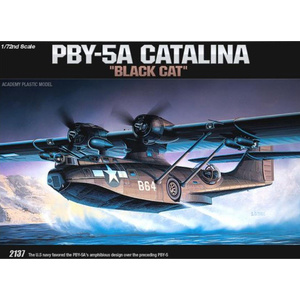 Academy 12487 PBY-5A Black Cat Aircraft 1/72 Scale Model