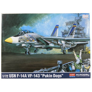 Academy 12563 USN F-14A VF-143 "Pukin Dogs" 1/72 Scale Plastic Model Kit