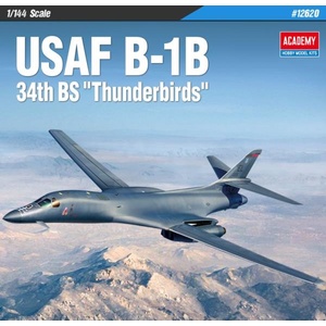 Academy 12620 USAF B-1B 34th BS "Thunderbirds" 1:144 Scale Model