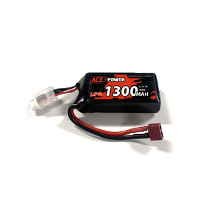 Ace Power 11.1V 3S 1300mAh 30C LiPo Battery Soft Case w/ Deans Connector