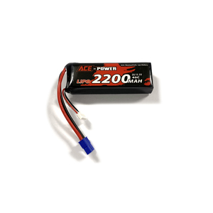 Ace Power 3S 11.1v 2200mAh 40C LiPo Battery Soft Case w/ EC3 Connector
