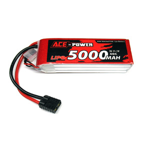 Ace Power 3S 11.1v 40C 5000mah Lipo Battery TRAXXAS Plug
