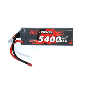 Ace Power 14.8v 4S Hard Case 5400mah 60C Deans Connector