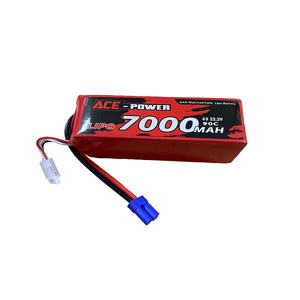 Ace Power 6S 22.2v 7000mAh 90C LiPo Battery Soft Case w/ EC5 Connector