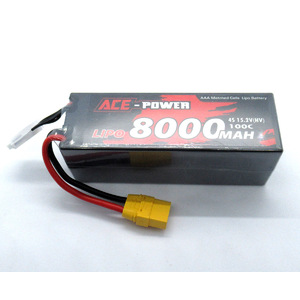 Ace Power 15.2v Lipo Battery 4S HV 8000mah 100C XT90 Connector