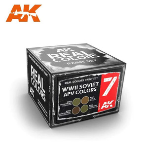 AK Paint 7 WW2 Soviet Afv Colours Acrylic Paint Set