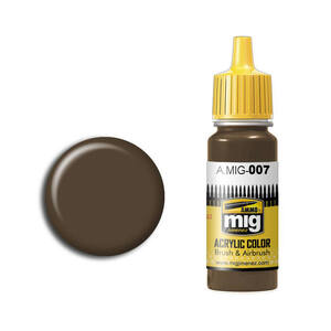 Ammo A.MIG-0007 RAL 7017 Dunkelbraun Acrylic Paint Colour 17mL