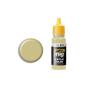 Ammo A.MIG-0011 RAL 7028 Dunkelgelb AUS 44 DG I Acrylic Paint Colour 17mL