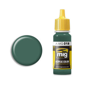Ammo A.MIG-0018 Waffen SS - Polizei Grun Acrylic Paint Colour 17mL