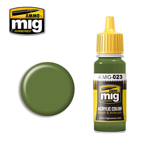 Ammo A.MIG-0023 Protective Green Acrylic Paint Colour 17mL