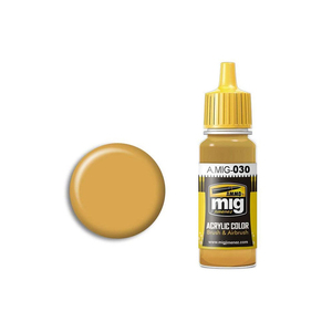 Ammo A.MIG-0030 Sand Yellow Acrylic Paint Colour 17mL