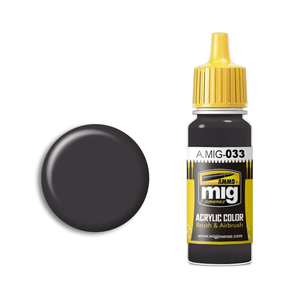 Ammo A.MIG-0033 Rubber & Tyres Acrylic Paint Colour 17mL