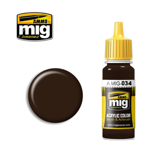 Ammo A.MIG-0034 Rust Tracks Acrylic Paint Colour 17mL