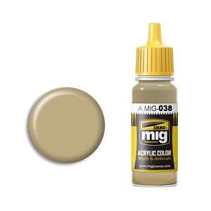 Ammo A.MIG-0038 Light Wood Acrylic Paint Colour 17mL