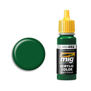 Ammo A.MIG-0052 Deep Green Acrylic Paint Colour 17mL