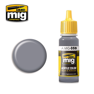 Ammo A.MIG-0059 Grey Acrylic Paint Colour 17mL