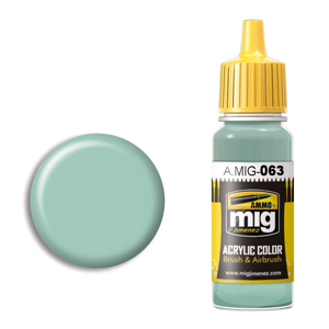 Ammo A.MIG-0063 Pale Grey Acrylic Paint Colour 17mL