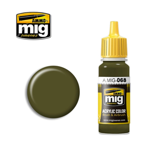 Ammo A.MIG-0068 IDF Green Acrylic Paint Colour 17mL