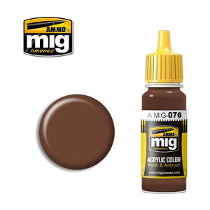Ammo A.MIG-0076 Brown Soil Acrylic Paint Colour 17mL