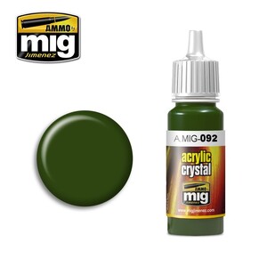 AMMO A.MIG-0092 Crystal Green Acrylic Paint Colour 17mL