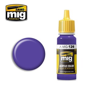 Ammo A.MIG-0126 Violet Acrylic Paint Colour 17mL