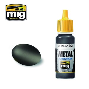 Ammo A.MIG-0192 Polished Metal Metallic Acrylic Paint Colour 17mL