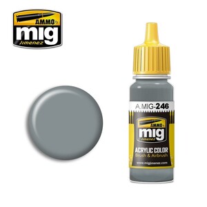 Ammo A.MIG-0246 Medium Sea Grey (BS 637) Acrylic Paint Colour 17mL