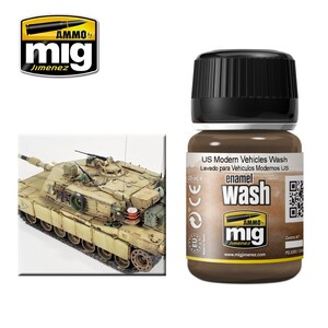 Ammo A.MIG-1007 US Modern Vehicles Enamel Wash 35mL