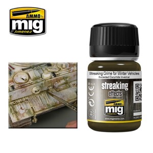 Ammo A.MIG-1205 Streaking Grime For Winter Vehicles Enamel Paint