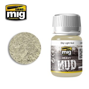 Ammo A.MIG-1700 Mud Texture Dry Light Soil Paint 35ml