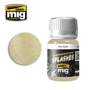 Ammo A.MIG-1750 Dry Earth Medium Density Mud Splashes 35mL