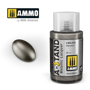 Ammo A.MIG-2310 Magnesium A-Stand Metallic Lacquer 30mL