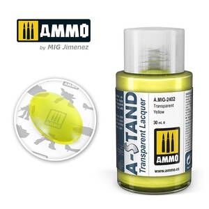 Ammo A.MIG-2402 Transparent Yellow A-Stand Lacquer 30mL