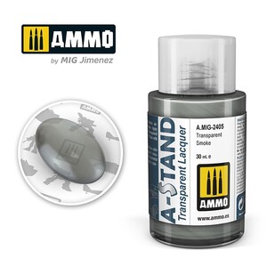 Ammo A.MIG-2405 Transparent Smoke A-Stand Lacquer 30mL