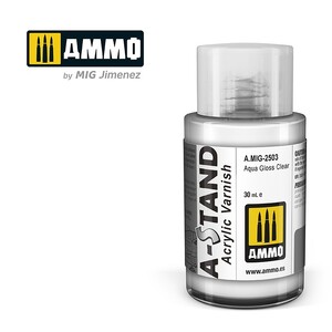Ammo A.MIG-2503 Aqua Gloss Clear A-Stand 30mL