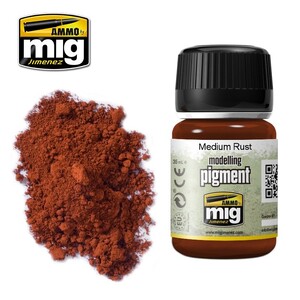 Ammo A.MIG-3005 Medium Rust Pigment 35mL