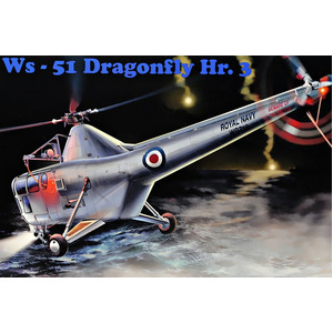 AMP 48004 WS-51 Dragonfly HR/3 Royal Navy 1/48 Scale Model Plastic Kit