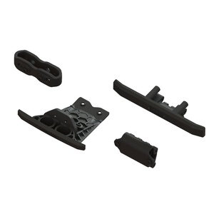 Arrma Lower Skid And Bumper Set: Black ARA-1547