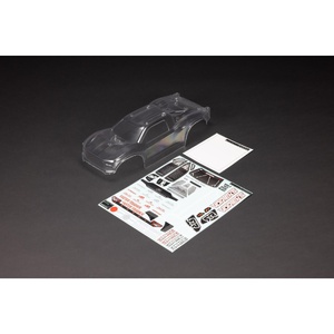Arrma ARA-1554 Vorteks 2WD Clear Body with Decals & Window Masks