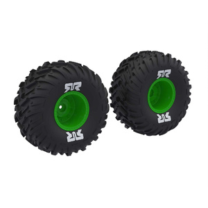 Arrma ARA-2575 dBoots Cut Chevron MT Tyre Set Glued, Green