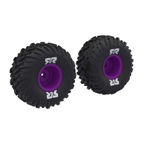 Arrma ARA-2576 dBoots Cut Chevron MT Tyre Set Glued, Purple