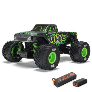 1/16 QUAKE GROM 4X4 RTR Brushed Monster Green Truck Battery & Charger Included