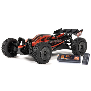 Arrma 1/14 TYPHON GROM 223S DSC 4X4 RTR Brushless Buggy, Red (Battery & Charger Included)